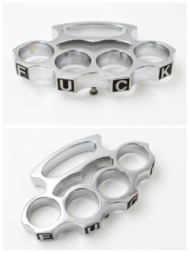 Heavy Buckle Knuckles & Paperweight – F***K Design SE-1055S