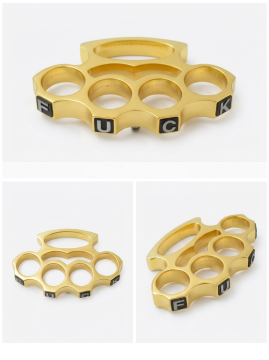 Heavy Buckle Knuckles & Paperweight – F***K Design SE-1055G
