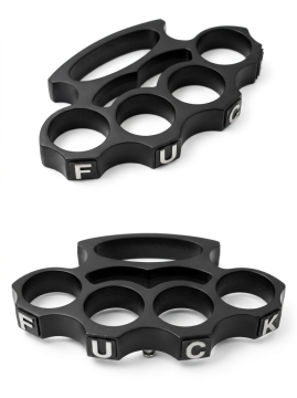 Heavy Buckle Knuckles & Paperweight – F***K Design SE-1055BK