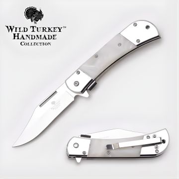 Wild Turkey Handmade Spring Assist Folding Knife WT-1263WP