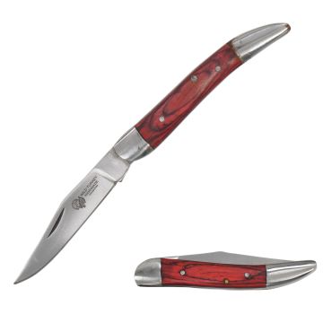 Wild Turkey Handmade Tooth-Pick Bikers Manual Folding Knife WT-1BW
