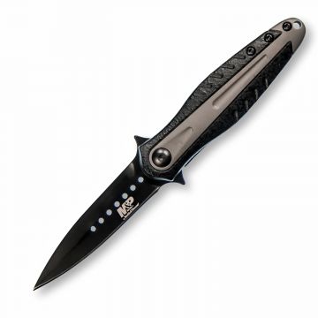 Smith & Wesson M&P Shield Folding Knife | 2.63" Blackwash Dagger 1085893