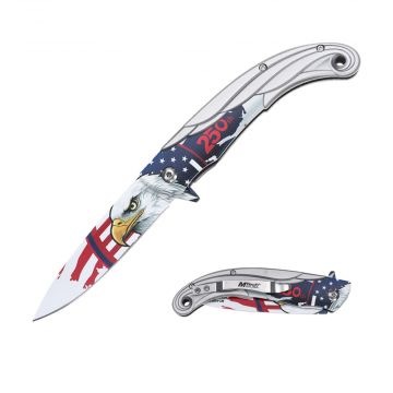 MTech USA 250th Anniversary Silver Eagle Assisted Folding Knife MT-A2071S-250