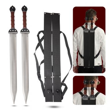 Medieval Warrior Gladiator Warrior Twin Sword Set  SE-BKW