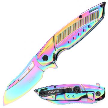Dark Fantasy Blades Spring Assist Knife With Frame Lock DF-5374RB