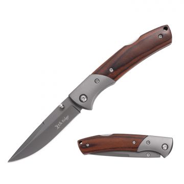 Elk Ridge 7.3" Lock Back Folding Knife - TiNite Coated 3Cr13MoV Blade