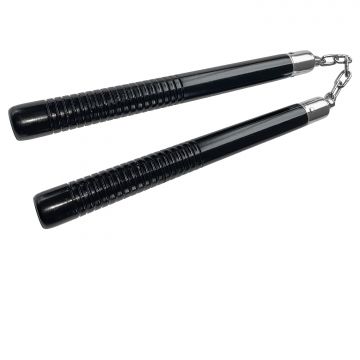 12" Black Wood Nunchuck HP1001-B