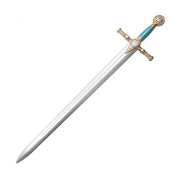 Fantasy PU Foam Masonic Teal Sword MU-3006PU