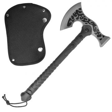 Snake Eye Tactical Viking Style Bearded Tomahawk Axe with Sheath MW-AXE003