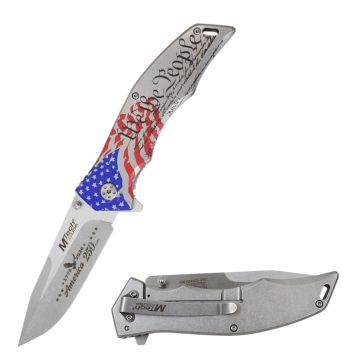 MTech USA 250th Anniversary "We the People" Frame Lock Folding Knife MX-A849SW-250