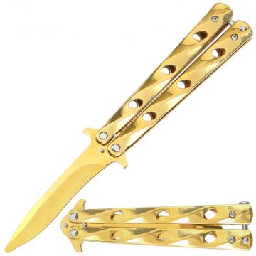 Snake Eye Tactical Training Butterfly Knife PK-114GD