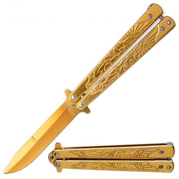 Snake Eye Tactical Training Butterfly Knife PK-115GD