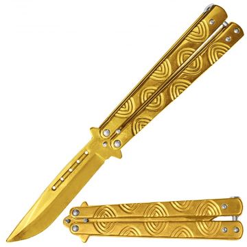 Snake Eye Tactical Training Butterfly Knife PK-116GD