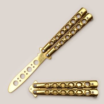 Snake Eye Tactical Heavy Duty Training Butterfly Knife PK-1408GD