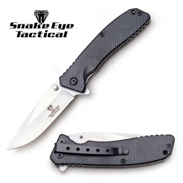 Snake Eye Tactical Spring Assist Knife SE-1304BK