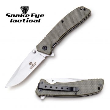 Snake Eye Tactical Spring Assist Knife SE-1304GN