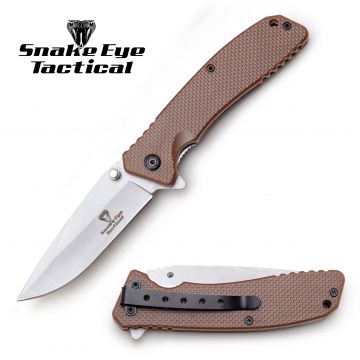 Snake Eye Tactical Spring Assist Knife SE-1304YE