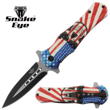 Snake Eye Tactical Spring Assist Pocket Knife SE-5289F