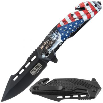 Snake Eye Tactical 250th Anniversary Patriotic Rescue Assisted Folder SE-5386-1