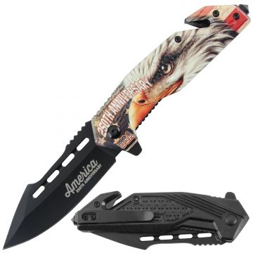 Snake Eye Tactical 250th Anniversary Patriotic Rescue Assisted Folder SE-5386-2