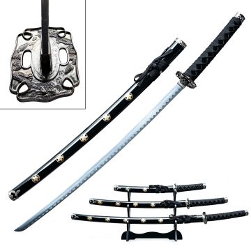 Snake Eye Tactical 3 Piece Samurai Sword Set - SE-72BK4