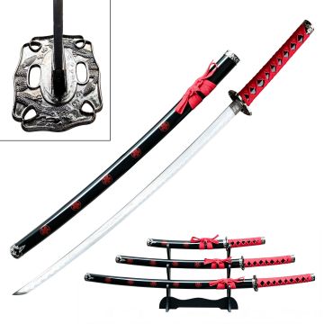 Snake Eye Tactical 3 Piece Samurai Sword Set - SE-72RD4