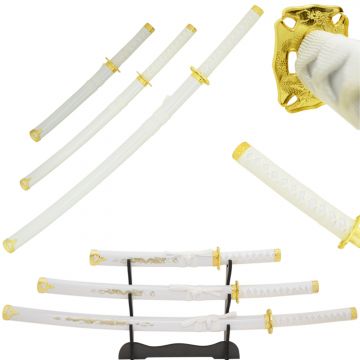 Snake Eye Tactical Samurai Sword Set With Display Stand SE-748WT