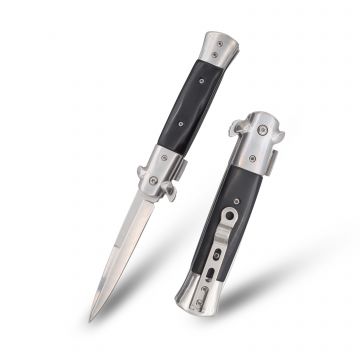 Italian Style Stiletto Folding Spring Assist Knife SE-986BP