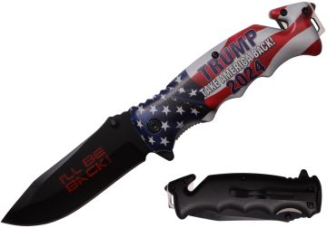 Rescue Style ABS Handle Spring Assist Folding Knife T271634-T6