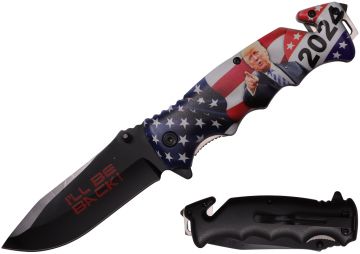 Rescue Style ABS Handle Spring Assist Folding Knife T271634-T7