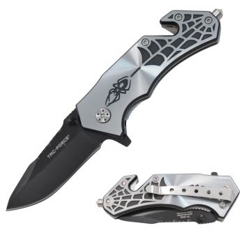 Tac-Force Rescue Style Action Assist Knife TF-553GY-S