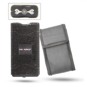 Tac-Force Black Rhinestone Bling Stun Gun TF-ST100BBK