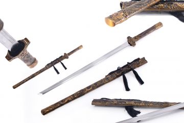 Ten Ryu Handmade Dragon-Themed Chinese-Style Ninja Sword TR-9021