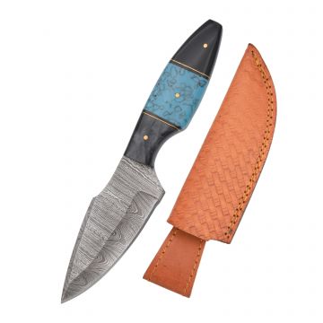 Old Ram Handmade Damascus Fixed Blade Hunting Knife DM-1294TR