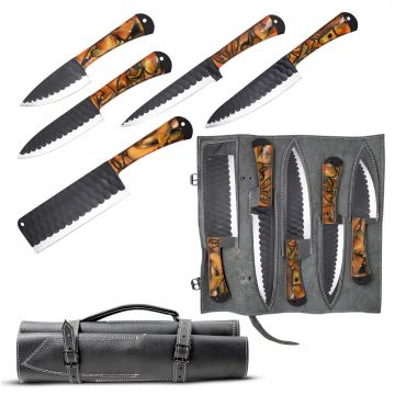 Elk Ridge - High Carbon Steel Kitchen Knife Set - ER-S004