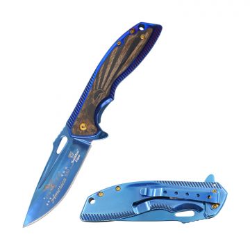 Snake Eye Tactical 250th Anniversary Spring Assist Knife - SE-5080BL-250