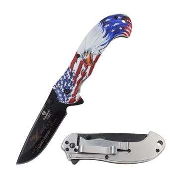 Snake Eye Tactical 250th Anniversary Spring Assist knife - SE-931-4-250