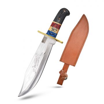 Wild Turkey 15" "Patriot’s Valor" Handmade Veteran Bowie Knife WT-80N