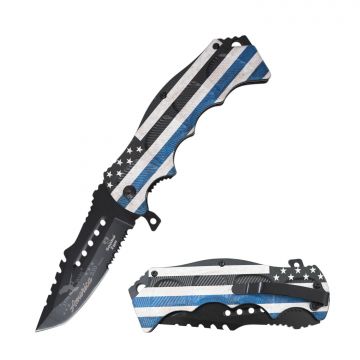 Snake Eye Tactical 250th Anniversary Heavy Duty Spring Assist Knife - SE-0805P14-250