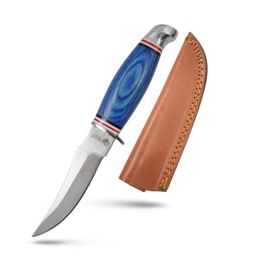 Wild Turkey Handmade Fixed Blade Skinner Knife KT-1028BLW