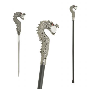 Snake Eye Tactical Dragon Head Walking Cane KT-19460