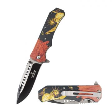 Snake Eye Tactical Spring Assist Folding Pocket Knife SE-1295D1