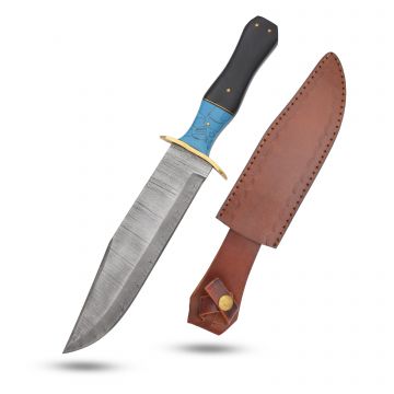 Old Ram Handmade Damascus Fixed Blade Hunting Knife DM-1149
