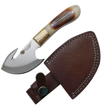 Wild Turkey Handmade Fixed Blade Gut Hook Knife WT-2010BB