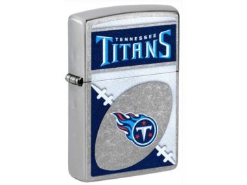 NFL Tennessee Titans Chrome Logo Design Zippo Lighter - ZP-46465