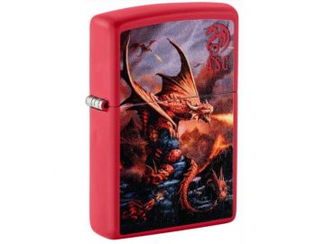 Anne Stokes Fire Dragon Design Zippo Lighter - ZP-46690