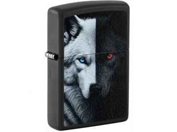 Two Wolves Design Zippo Lighter - ZP-46694