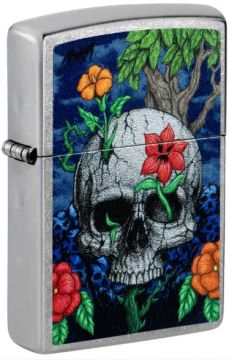 Skull Sprout Design  Zippo Lighter - ZP-46939