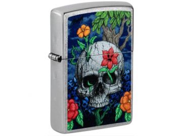 Skull Sprout Design  Zippo Lighter - ZP-46939