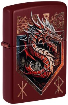 Dragon Shield Design Zippo Lighter - ZP-47136